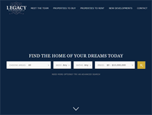 Tablet Screenshot of legacy-nashville.com